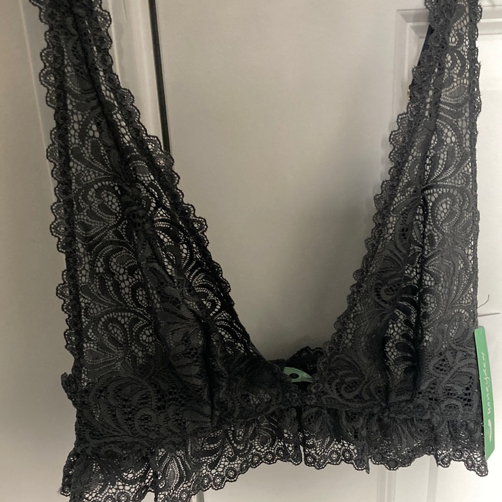 Lace Bralette, Honeydew intimates, size small NWT